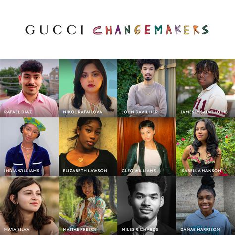 gucci changemakers scholarship winners